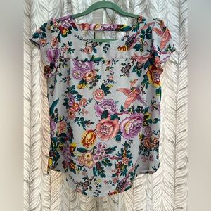 Floral Print Women's Top
